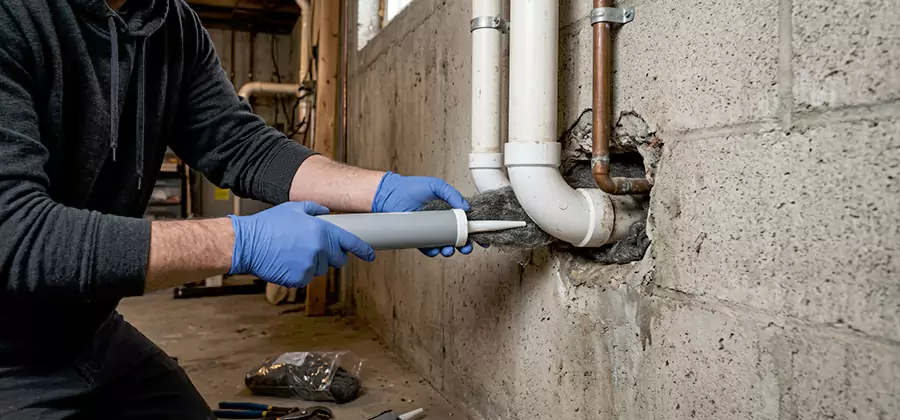 Mouse Proofing Pipes in Kennesaw