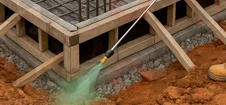 Foundation Slab Termite Treatment in Kennesaw
